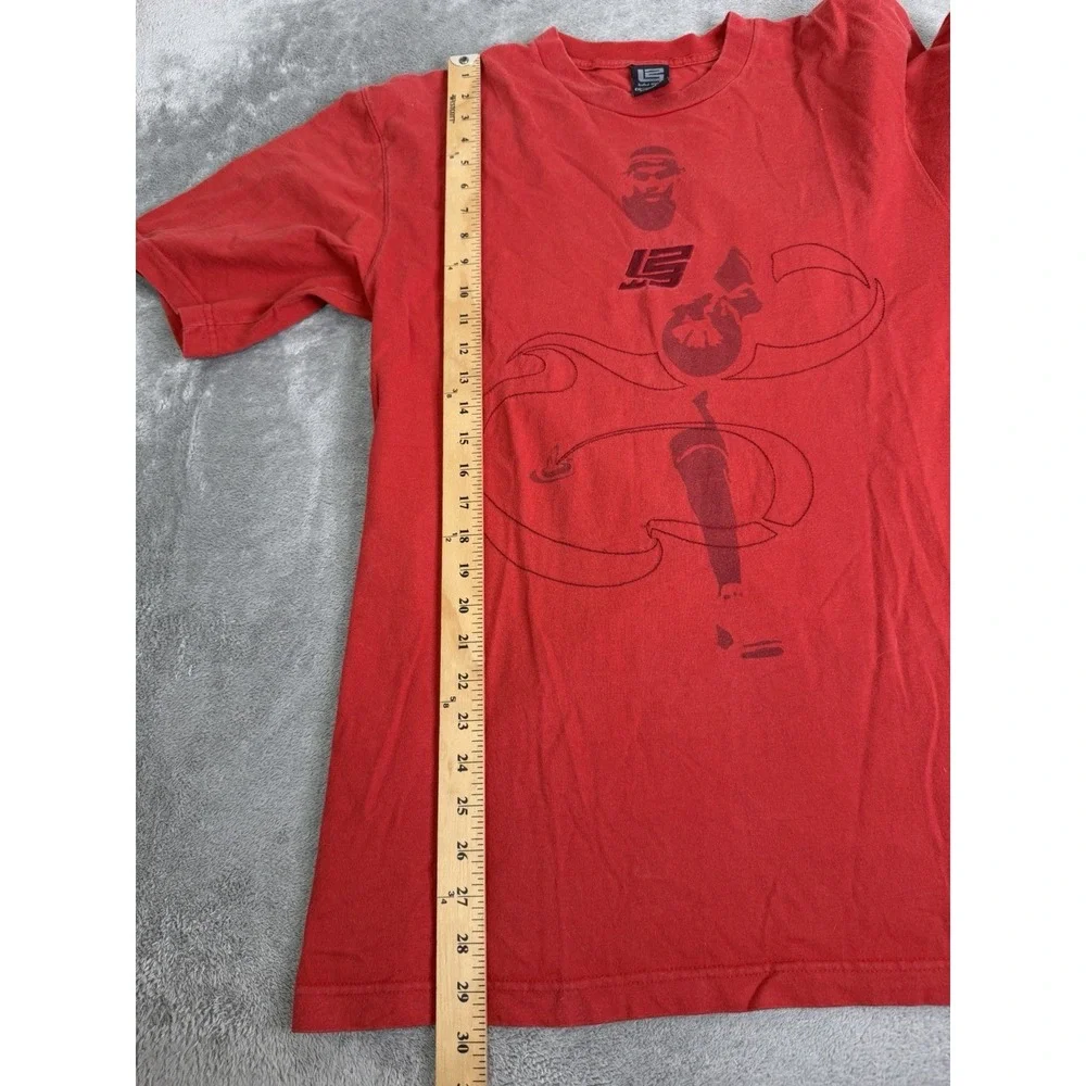 Vintage Y2K Nike LeBron James Short Sleeve T Shirt Men's Size Medium Red